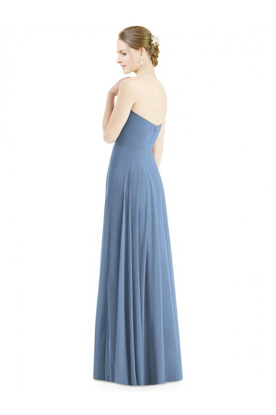 Strapless Sweetheart Chiffon Bridesmaid Dress UK