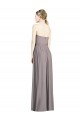 Sweetheart Neckline Long Full Length Chiffon Bridesmaid Dress UK