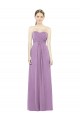 Sweetheart Neckline Strapless Chiffon Bridesmaid Dress with Wrap Pleat UK