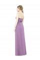 Sweetheart Neckline Strapless Chiffon Bridesmaid Dress with Wrap Pleat UK