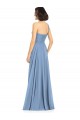 One Shoulder Long Chiffon Bridesmaid Dress with Sweetheart Bodice UK