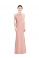 Halter Neck Trumpet Chiffon Bridesmaid Dress UK