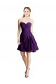 Draped Chiffon Long Sweetheart Bridesmaid Dress UK