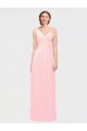 One Shoulder Twisted Waist Sweetheart Chiffon Bridesmaid Dress UK