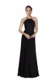 Lace Halter Neckline Chiffon A-Line Bridesmaid Dress with Sheer Back UK