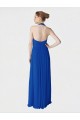 Long Full Length Chiffon Halter Bridesmaid Dress UK