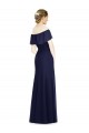 Off the Shoulder Full-Length Trumpet Chiffon Bridesmaid Dress UK