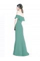 Off the Shoulder Bohemian Chiffon Bridesmaid Dress UK