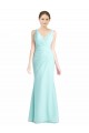 Ruched Bodice Sweetheart Chiffon Bridesmaid Dress with Lace Back UK