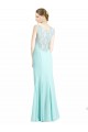 Ruched Bodice Sweetheart Chiffon Bridesmaid Dress with Lace Back UK