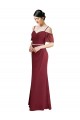 Draped Cold Shoulder Long Chiffon Bridesmaid Dress with Spaghetti Straps UK