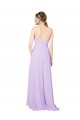 High-Low Chiffon Bridesmaid Dress with Ruffle Detail UK