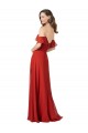 Chiffon A-Line Bridesmaid Dress with Ruched Bodice UK