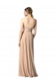 Luxe Chiffon Bridesmaid Dress with Sweetheart Neckline and Shirred Bodice UK