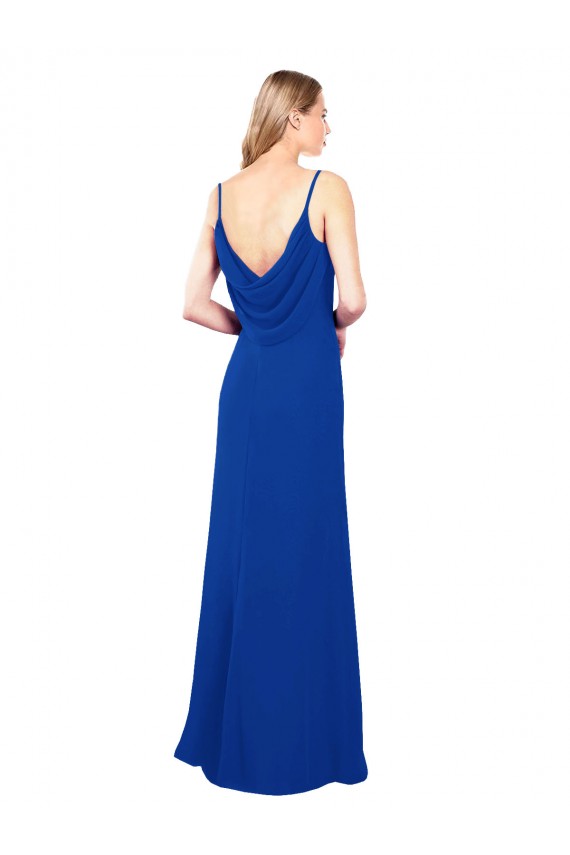 Softly Flared Chiffon Bridesmaid Dress with Sweetheart Neckline UK