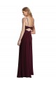Long Chiffon Bridesmaid Dress with Sweetheart Neckline UK