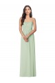 Strapless Sweetheart All-Over Shirring Chiffon Bridesmaid Dress UK