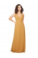 Boho Chiffon Bridesmaid Dress with Tied Straps UK