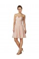Lace and Chiffon Bridesmaid Dress with Unique Neckline UK