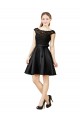Lace and Satin Bridesmaid Dress with V-Back UK