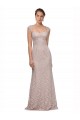 Sweetheart Neckline Cap Sleeves Lace Bridesmaid Dress with Twist UK