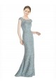 Off the Shoulder Mermaid Lace Bridesmaid Dress with Cap Sleeves UK