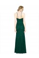 High Illusion Halter Neck Long Lace Bridesmaid Dress UK
