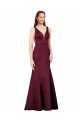Formal and Sexy Satin Bridesmaid Dress with Side Cutouts UK