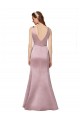 Formal and Sexy Satin Bridesmaid Dress with Side Cutouts UK
