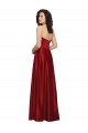 Strapless Satin Bridesmaids Dress with Beaded Pocket and Soft Pleating UK