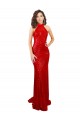 Halter High Neck Mermaid Open Back Sequin Bridesmaid Dress UK