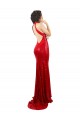 Halter High Neck Mermaid Open Back Sequin Bridesmaid Dress UK