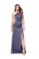 Fit and Flare Silky Satin Bridesmaid Dress UK