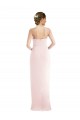 Halter Draped Tulip Skirt Maxi Bridesmaid Dress UK