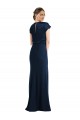 Soft Bow Blouson Bodice Trumpet Bridesmaid Dress UK