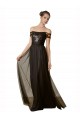 Off The Shoulder Sequined Lace Tulle Bridesmaid Dress UK