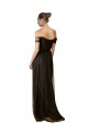 Off The Shoulder Sequined Lace Tulle Bridesmaid Dress UK