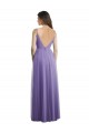 Sweetheart Deep V-Back Tulle Bridesmaid Dress with Draped Bodice UK