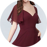 Flutter Sleeves Bridesmaid Dresses UK